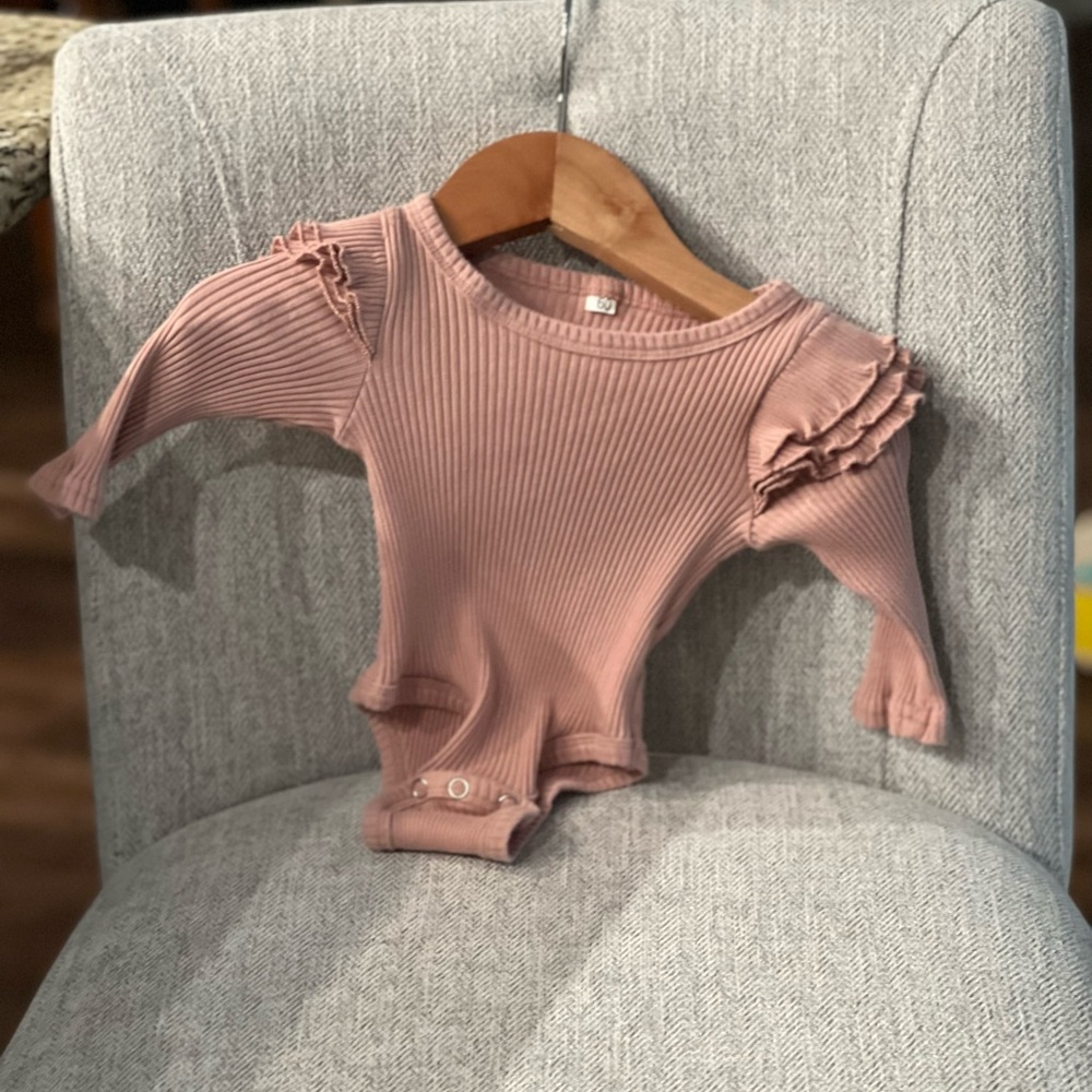 Peach onesie